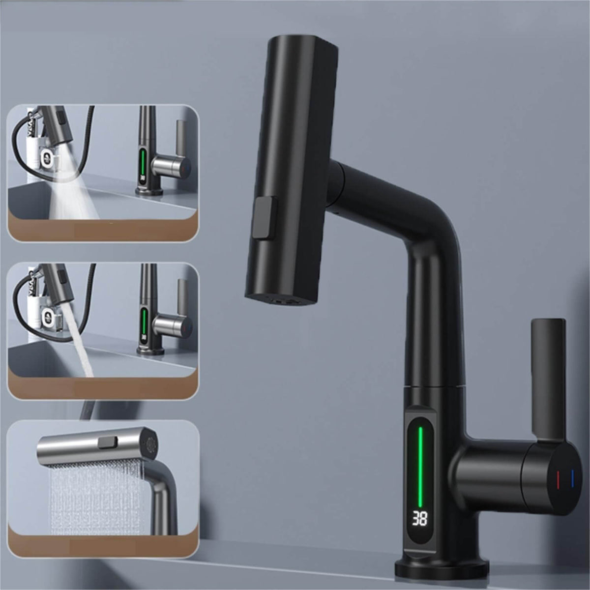 Digital Display Faucet